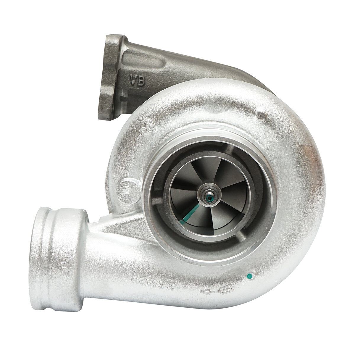 Turbocompressore per escavatore Volvo EC210B motore D6D codice OEM 318706, 04282637, 04258679