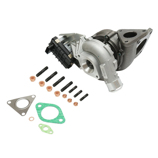 Turbocompressore per Ford Transit 2.4 TDCI, con motore Duratorq e codici OEM 1020183, 1219310, 1355059, 1355066, 3C1Q6K682FA, 6C1Q6K682EM / EE / EF, 6C1Q6K682EK / EL, YC1Q6K682AE / BF / DA.