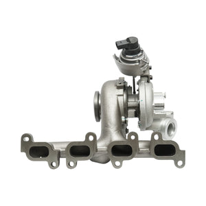 Turbocompressore per motori 1.6 TDI Euro 5 (codici motore CAYA, CAYB, CAYC) montati su Audi, Skoda e VW, con codici OEM 03L253016T, 03L253016TX, 03L253016TV.