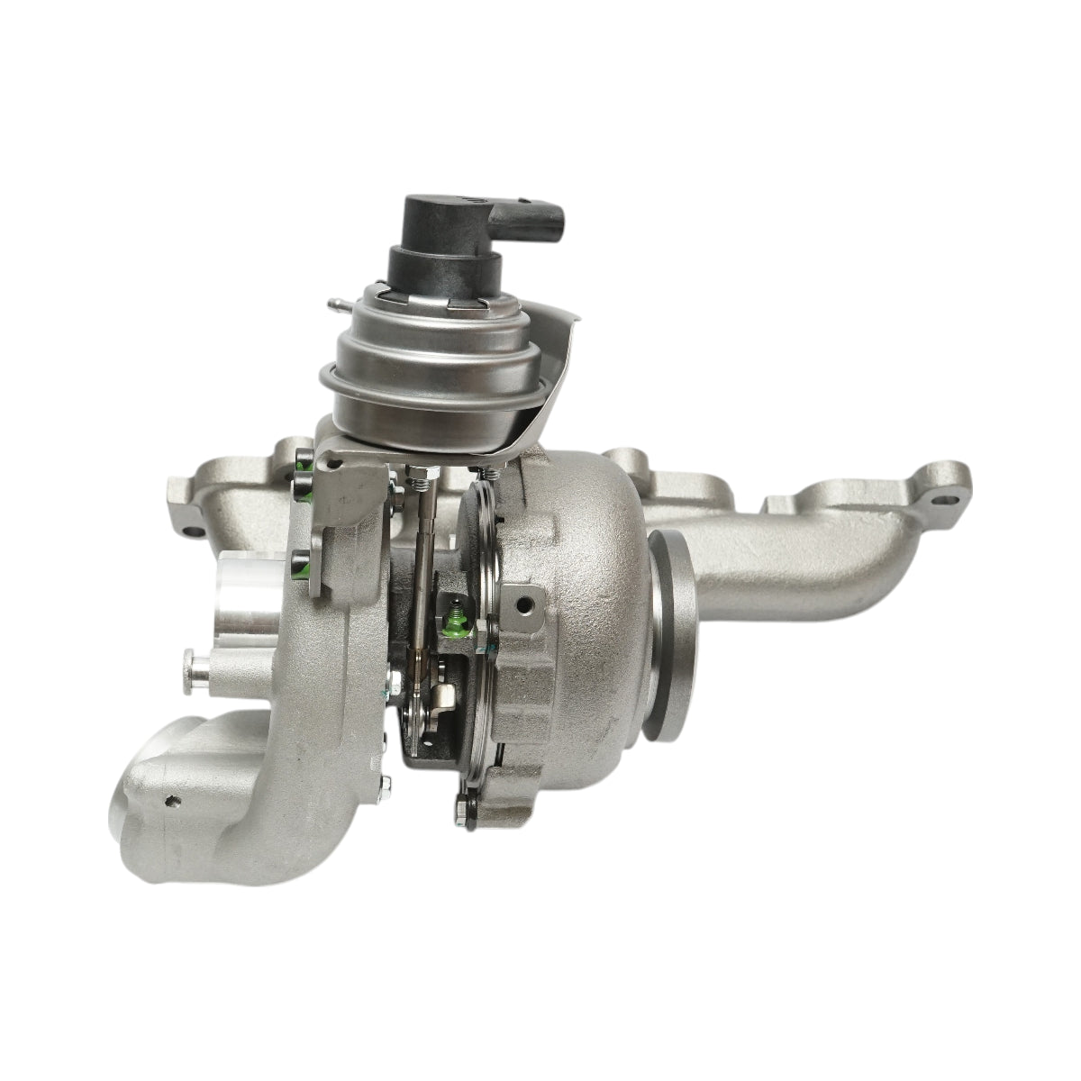 Turbocompressore per motori 1.6 TDI Euro 5 (codici motore CAYA, CAYB, CAYC) montati su Audi, Skoda e VW, con codici OEM 03L253016T, 03L253016TX, 03L253016TV.