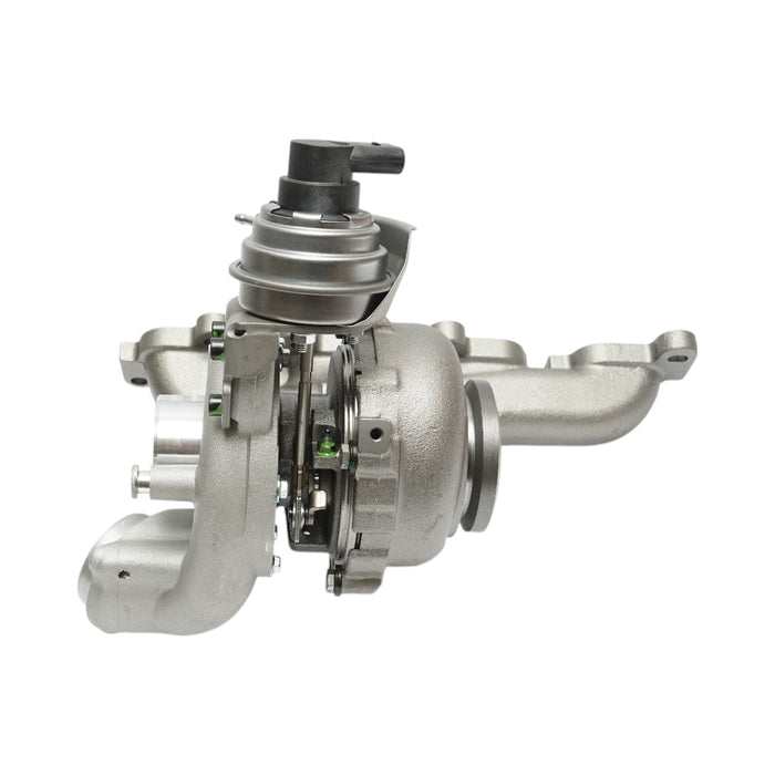 Turbocompressore per motori 1.6 TDI Euro 5 (codici motore CAYA, CAYB, CAYC) montati su Audi, Skoda e VW, con codici OEM 03L253016T, 03L253016TX, 03L253016TV.