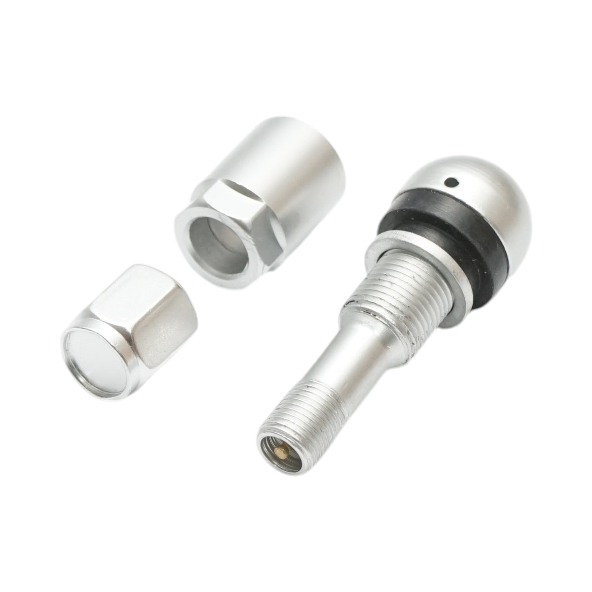 Valvola per ruota tubeless in alluminio compatibile con sensore TPMS