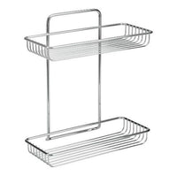 MENSOLA RETTANGOLARE 2 PIANI ATLANTIS METALTEX