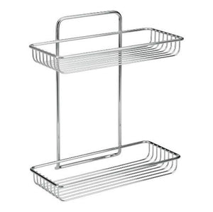 MENSOLA RETTANGOLARE 2 PIANI ATLANTIS METALTEX