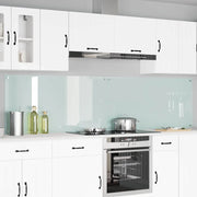 Schienale da cucina 2 pcs Bianco 120 x 60 cm vetro temperato 3415487