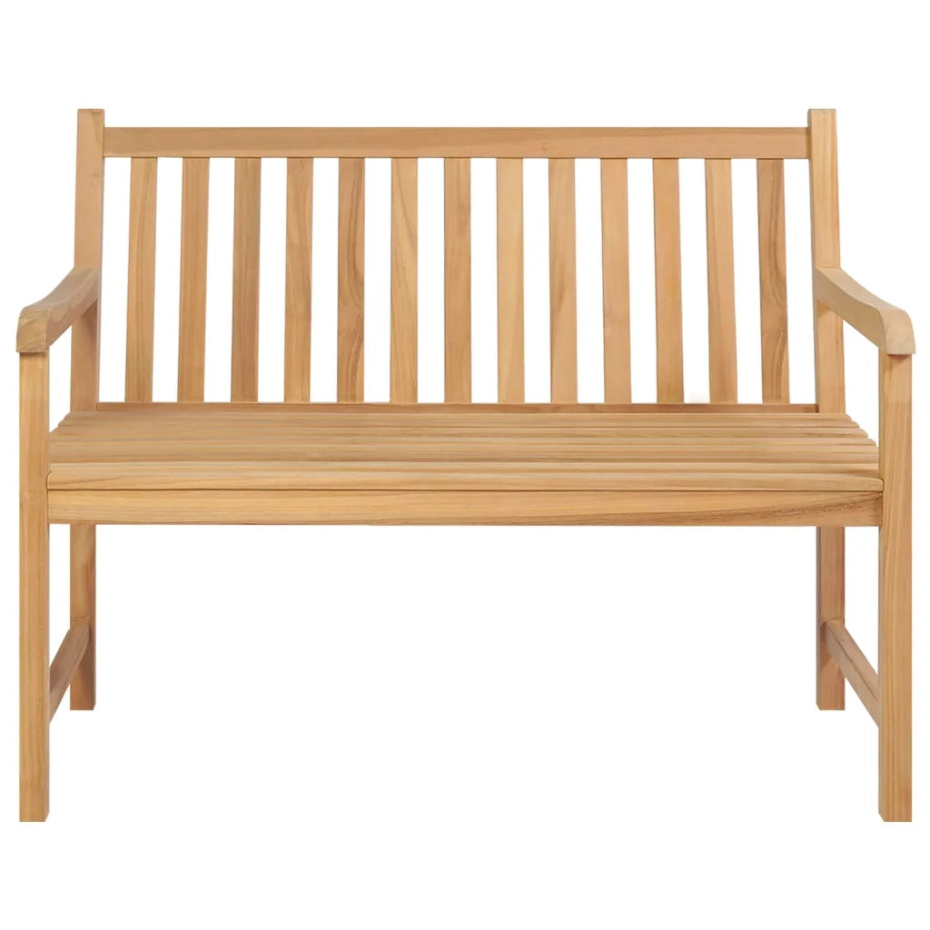 Panchina da Giardino 114 cm in Legno Massello di Teak 316622