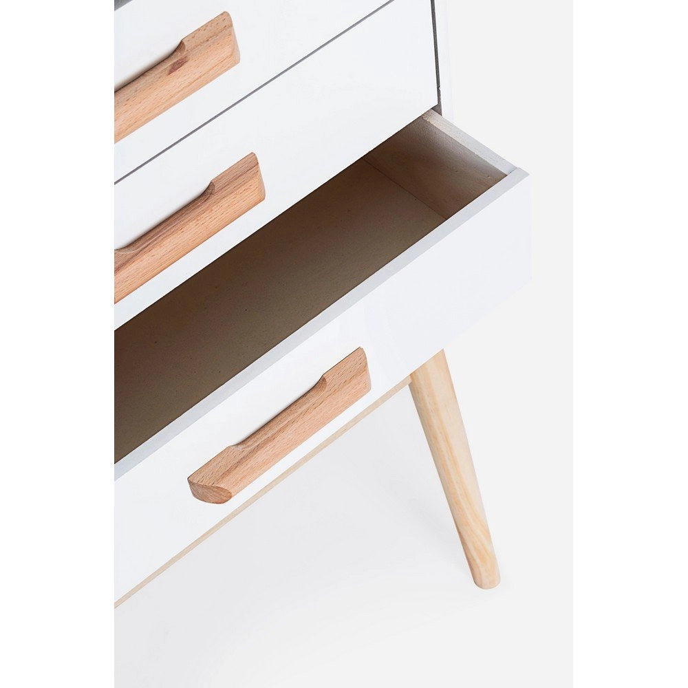 Cassettiera Legno Bianco Moderna da Interno - EXCEPTIONAL