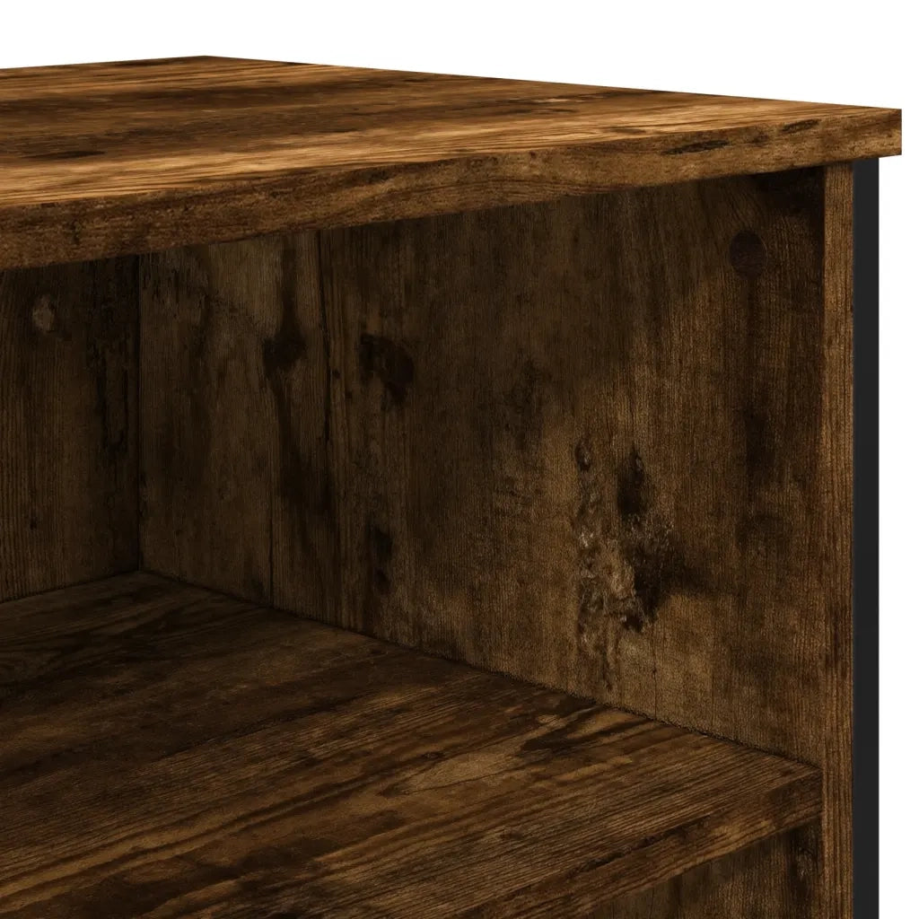 Credenza Rovere Fumo 101x35,5x74,5 cm in Legno Multistrato 848556