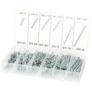 Trade Shop - Set Assortimento 555 Pezzi Coppiglie Perni Fermi Di Sicurezza Varie Misure -