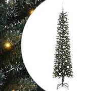 Albero di Natale | Decorazioni natalizie artificiale con 300 LED Verde 210 cm