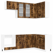 Unità Cucina LYON 8 pcs Rovere Fumo Legno ingegnerizzato 3438511