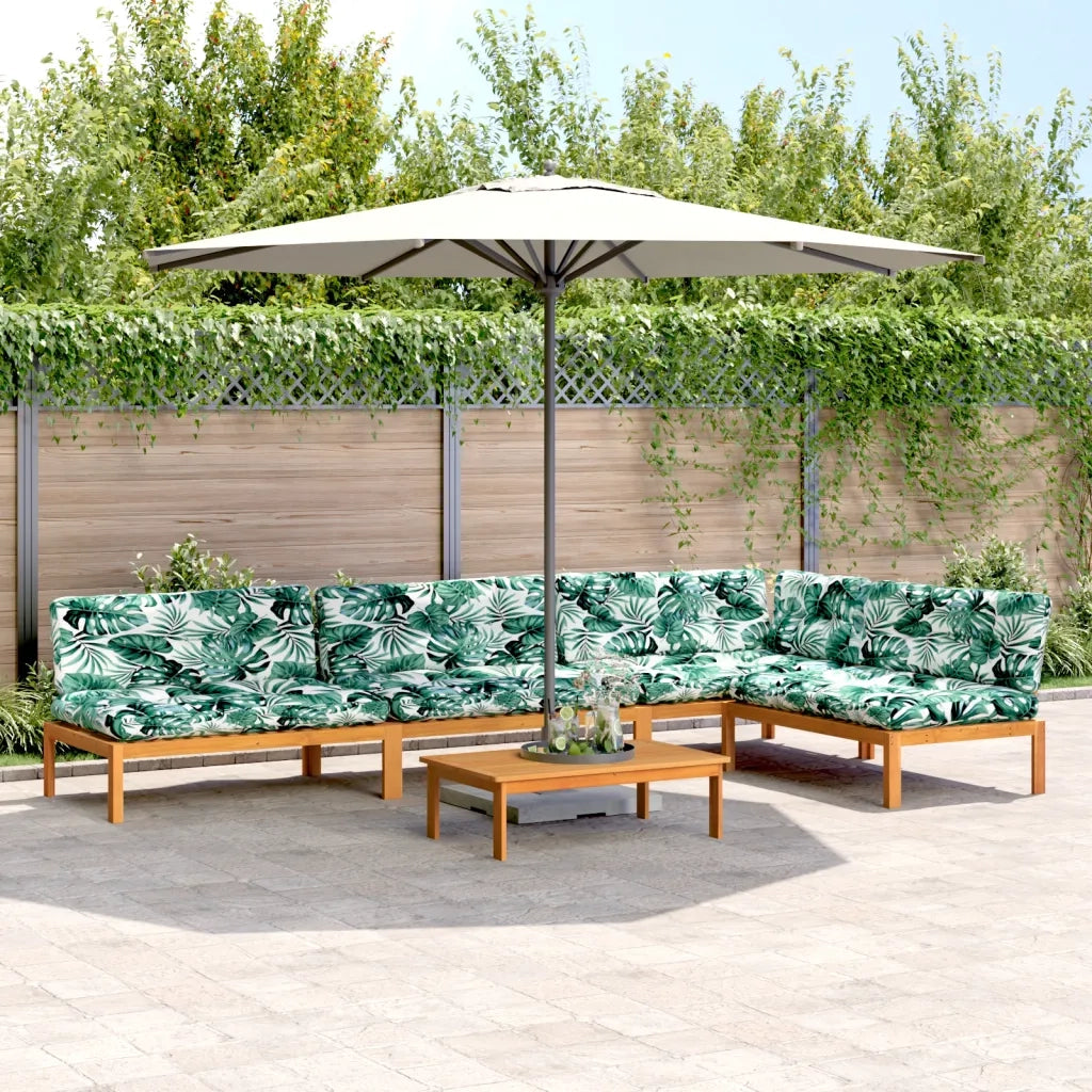 Set Divano Pallet Giardino 5pz con Cuscini Massello Acacia 3209468