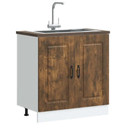 Mobile base lavello Kalmar Rovere Fumo 80x46x81,5 cm Truciolato