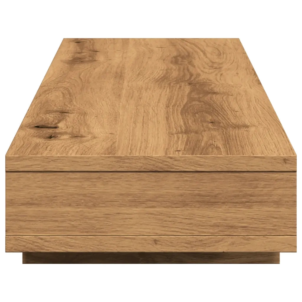 Supporto per Monitor Rovere Artigianale 100x27x15 cm Truciolato 854759