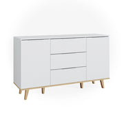 Vicco Cassettiera per camera da letto Bianco 40 x 82 cm