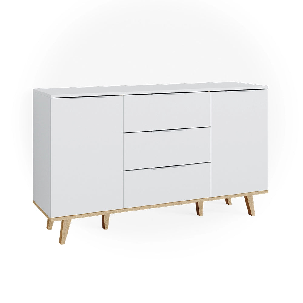 Vicco Cassettiera per camera da letto Bianco 40 x 82 cm
