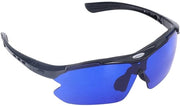 Occhiali da golf per cercare i palloni - Lenti blu - Leggero - Stabile - Facile da trasportare - Riduce i perdite - Comodi da indossare - Occhiali da golf