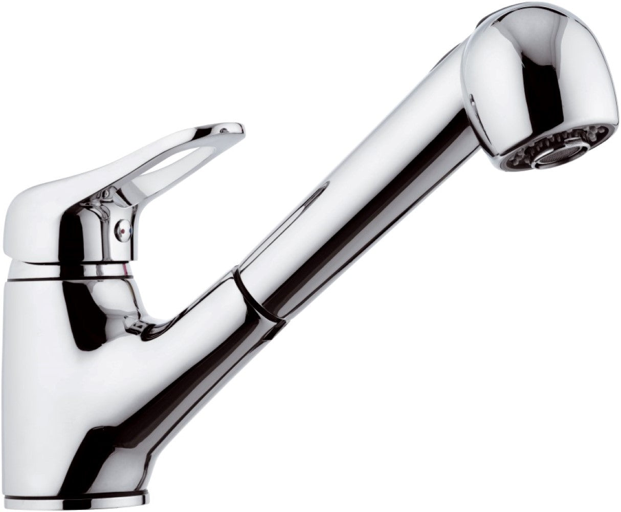 Rubinetto per lavello con doccia estraibile a getto variabile - serie kiss