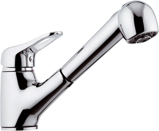 Rubinetto per lavello con doccia estraibile a getto variabile - serie kiss