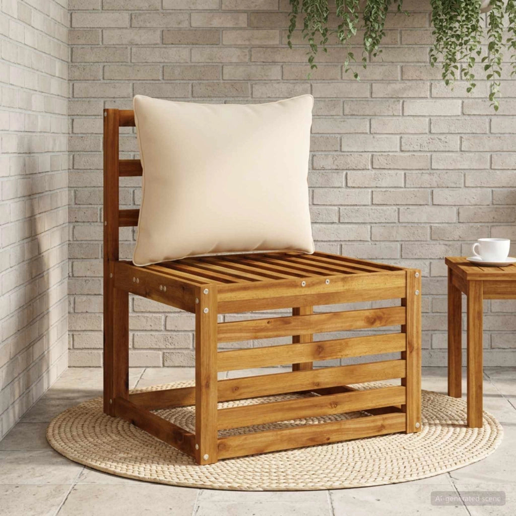 Cuscino per Schiena a 1 Pezzo PUTTEN 100% Poliestere Crema 946945