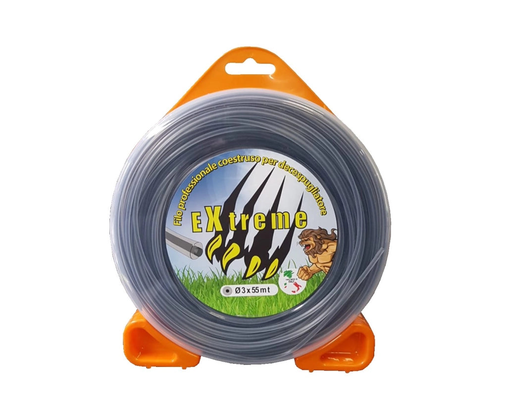 FILO PER DECESPUGLIATORE PROFESSIONALE CO-ESTRUSO TONDO 'EXTREME' mm 3,5x38 mt - MADE IN ITALY