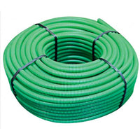 TUBO CORRUGATO PVC Ø25MM VERDE 50MT