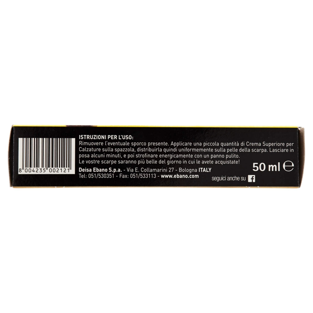 Crema Lucida Scarpe Ebano Superiore Colore Nero 6 Pezzi