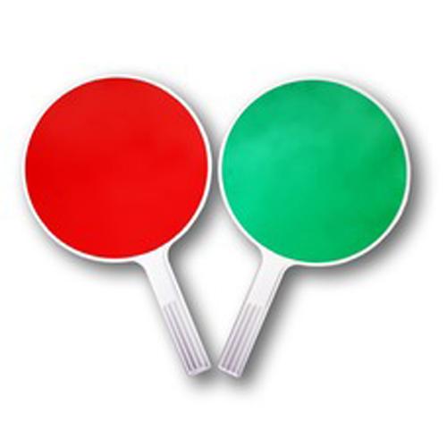 PALETTA Ø30 PVC PER TRANSITO ALTERNATO DA MOVIERI  LATO ROSSO/VERDE