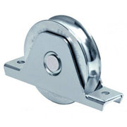 RUOTA X CANCELLI C/PIASTRA """"""FC337"""""" Ø 80MM  GOLA SEMITONDA