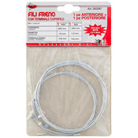 FILO FRENO X BICI MTB-CITY (KIT ANT.85CM -POST.155CM) Ø 1,6MM