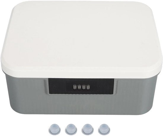 Cassetto di Stoccaggio 9 Litri - Chiusura con Cassetto a Chiave - Resistente ai Graffi e alle Macchie - Materiale ABS Sostenibile - Contenitore di Stoccaggio Ampio per la Garage - Scatola di Stoccaggio