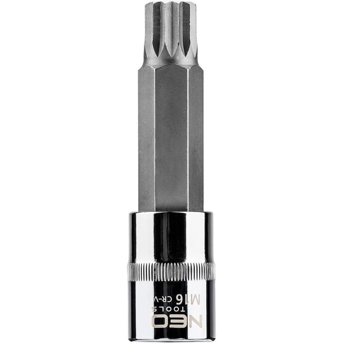 Topex 08-746 inserto spline su b bussola 1/2 m16 x 100 mm acc ds