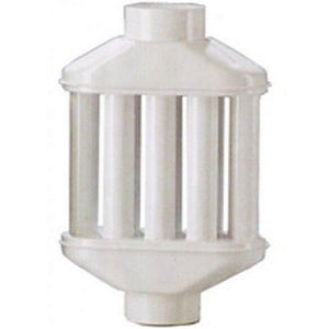 DIFFUSORE 8 CANNE Ø12X 50CM TUBO STUFA BIANCO