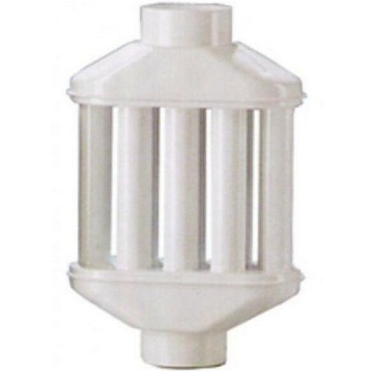 DIFFUSORE 8 CANNE Ø12X 50CM TUBO STUFA BIANCO