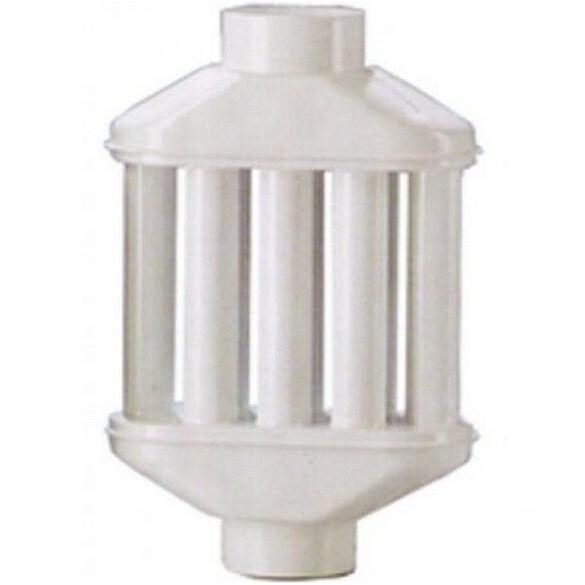 DIFFUSORE 8 CANNE Ø12X 50CM TUBO STUFA BIANCO