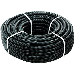 TUBO CORRUGATO PVC Ø25MM NERO 50MT