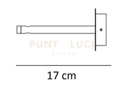 APPLQUE-N  BASE APPLIQUE NERO solo per modelli con portalampade E14-E27-GU10-GX53