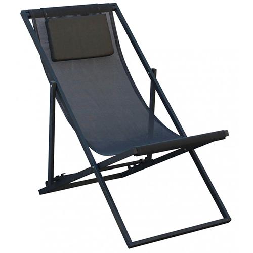 SDRAIO ALLUMINIO C/CUSCINO ANTRACITE