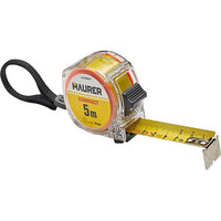 FLESSOMETRO MAURER 8MT 25MM IN ABS TRASPARENTE