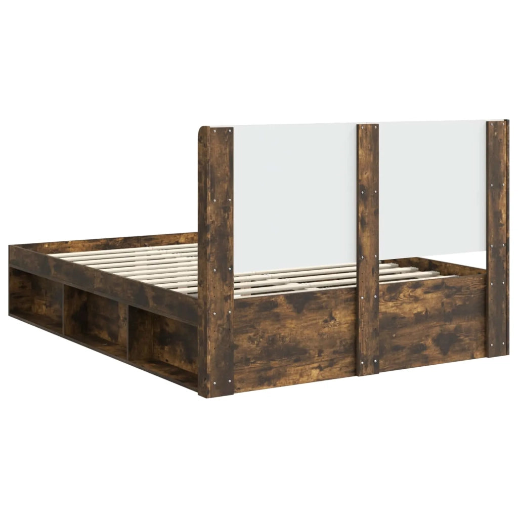 Struttura del letto con stoccaggio e testata 3 pcs 3413849