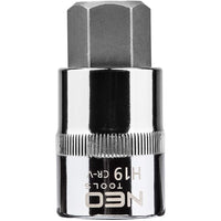 Topex 08-778 inserto esagonale c con bussola 1/2, h19 x 55 mm ds