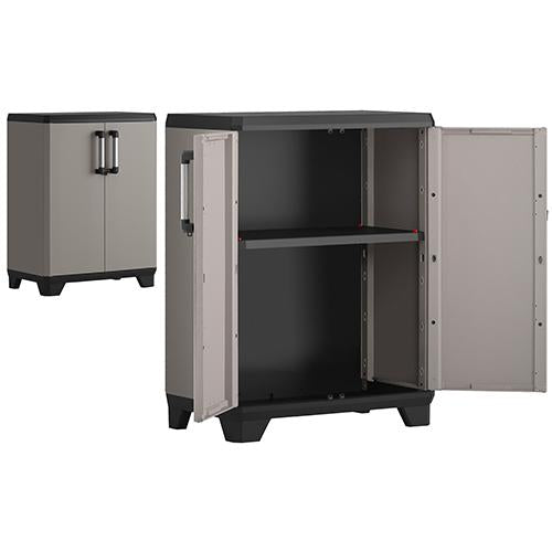 ARMADIO RESINA """"""MAURER"""""" LINEAR BASSO L68 P39 H90CM