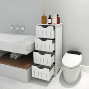 Cassa da bagno a 4 livelli con pannelli di caricamento, idonea per camera da letto, ingresso, bagno 30 x 30 x