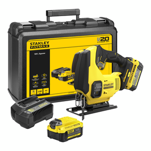 Stanley SFMCS600M2K-QW – Seghetto Alternativo 18V Brushless con 2 Batterie 4.0Ah