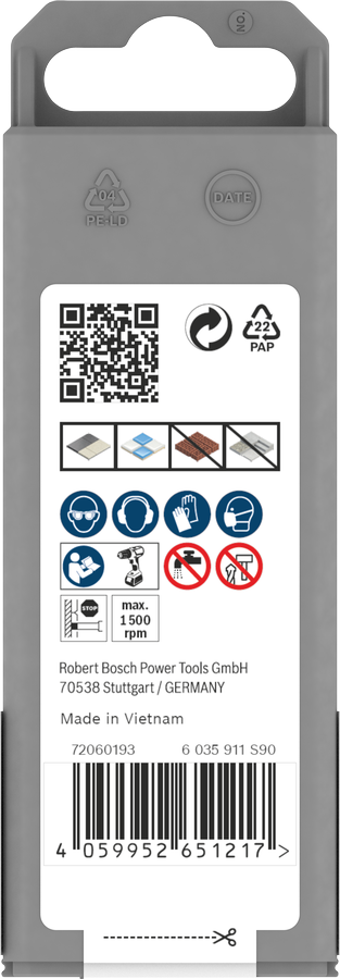 Corona diamantata Bosch Ø 8 mm per trapano – cod. 2608599055