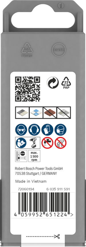 Corona diamantata Bosch Ø 10 mm per trapano – cod. 2608599056