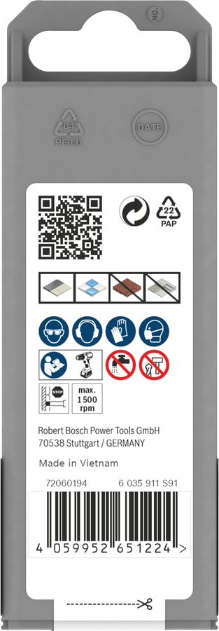 Corona diamantata Bosch Ø 10 mm per trapano – cod. 2608599056