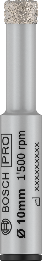 Corona diamantata Bosch Ø 10 mm per trapano – cod. 2608599056