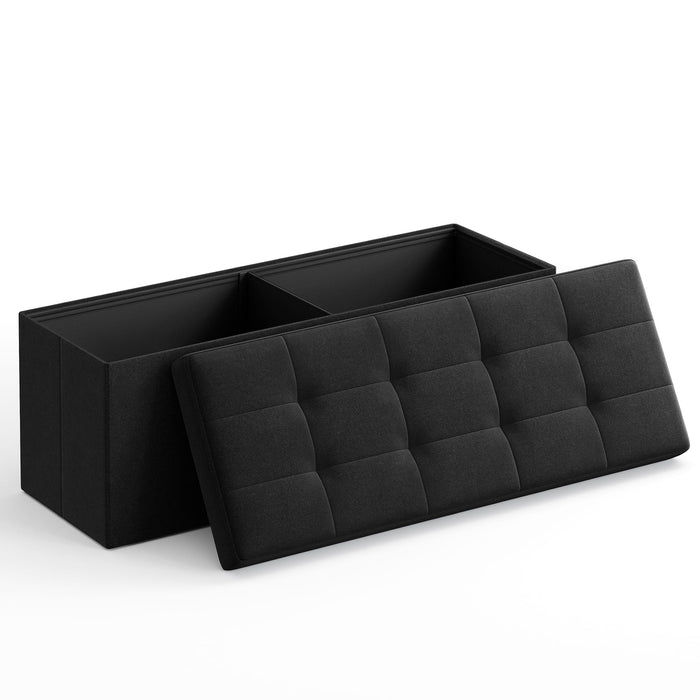 VALORA Pouf portaoggetti nero inchiostro LSF077B01V1