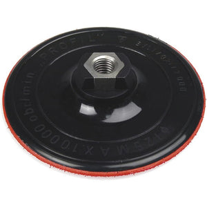 Topex 61h730 disco in gomma con n velcro, 125 mm x m14 ds